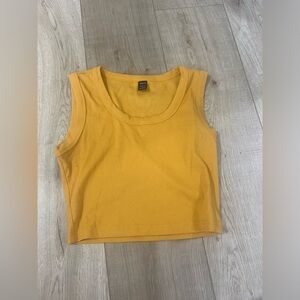 SHEIN mustard tank